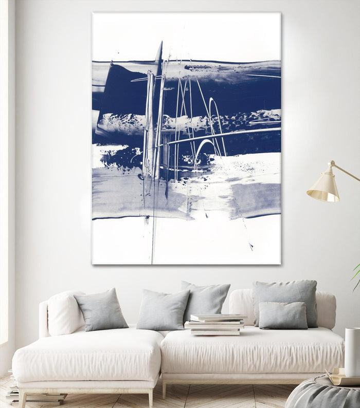Alternating Current III by Ethan Harper on GIANT ART - blue abstract