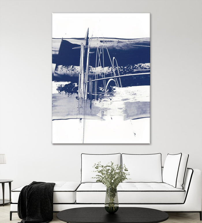 Alternating Current III by Ethan Harper on GIANT ART - blue abstract