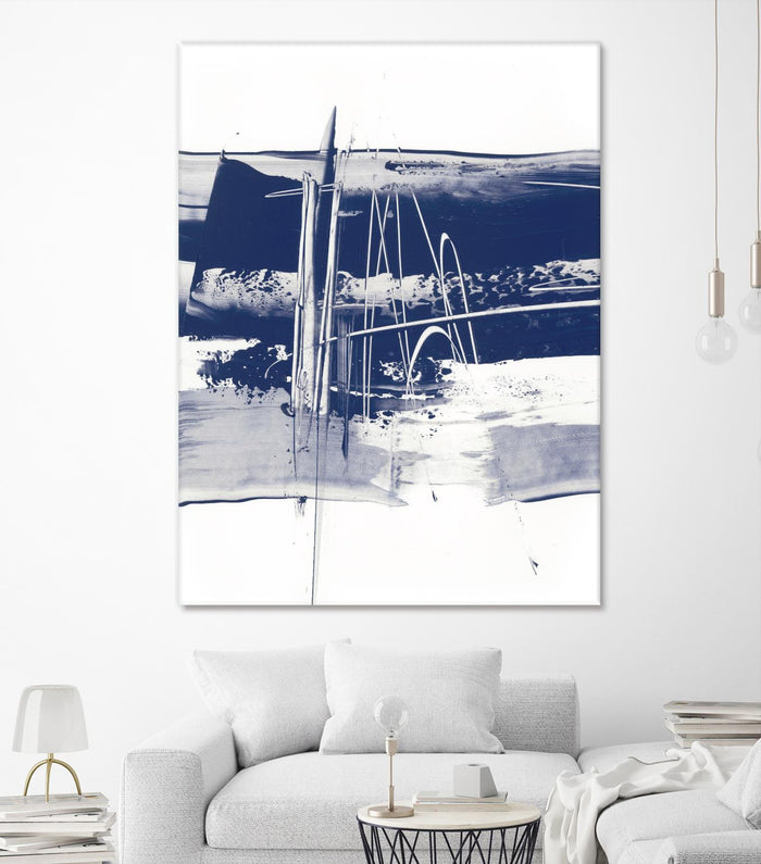 Alternating Current III by Ethan Harper on GIANT ART - blue abstract