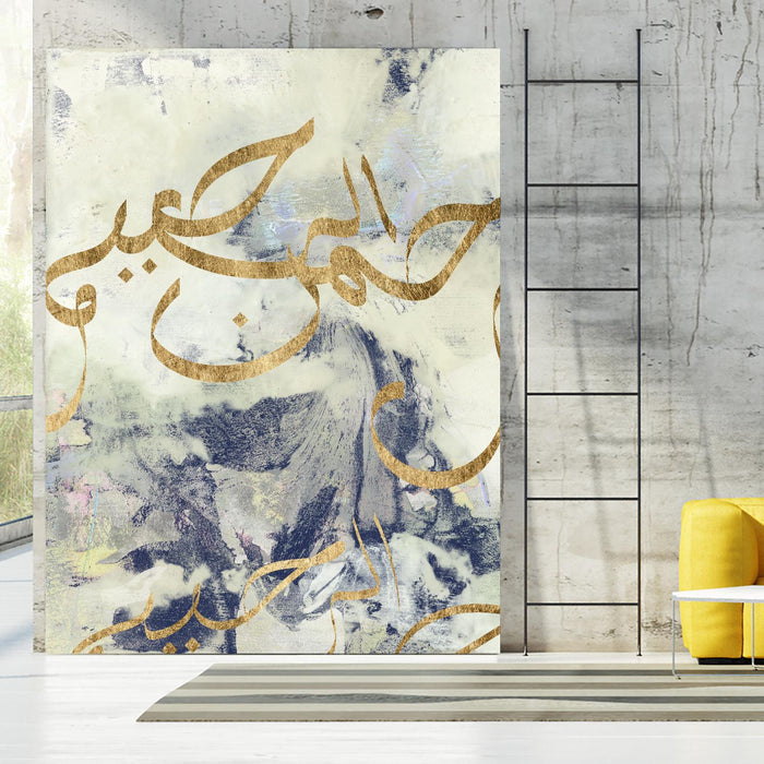Arabic Encaustic I by Jennifer Goldberger on GIANT ART - abstract