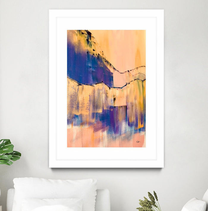 Matted and Framed White / 24 x 32 inches