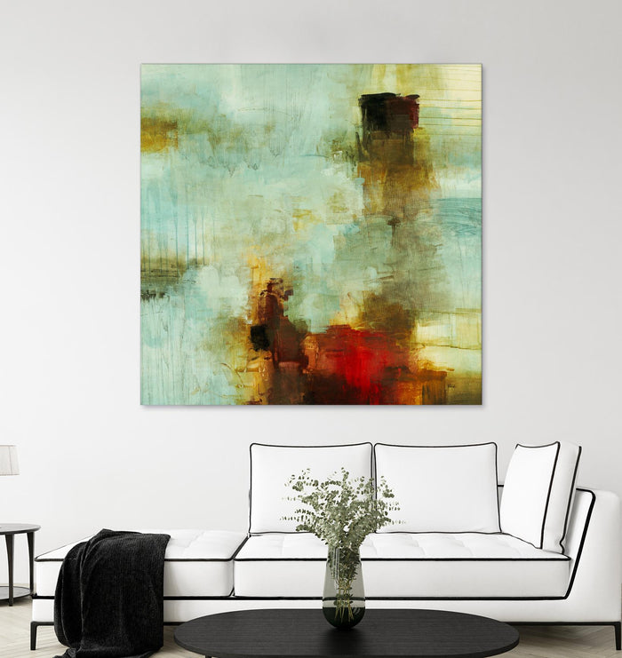 Blue Innocence I by Randy Hibberd on GIANT ART - red abstract