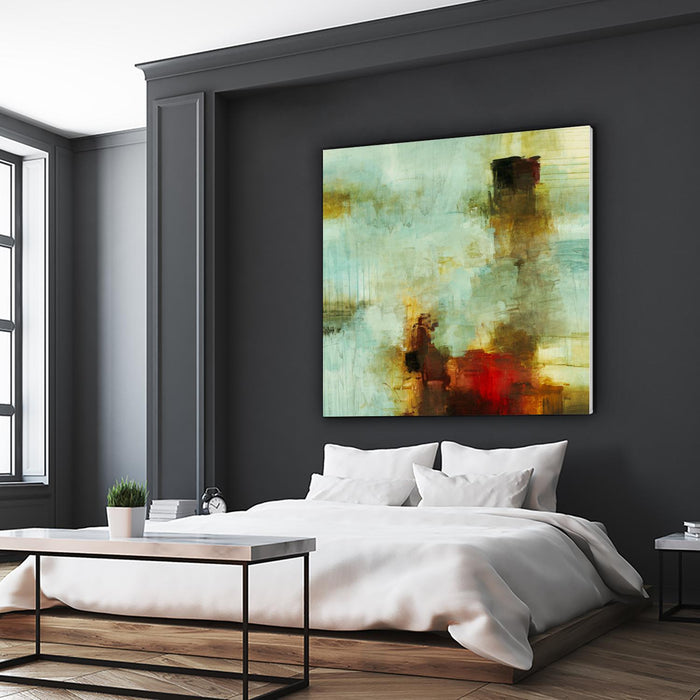 Blue Innocence I by Randy Hibberd on GIANT ART - red abstract