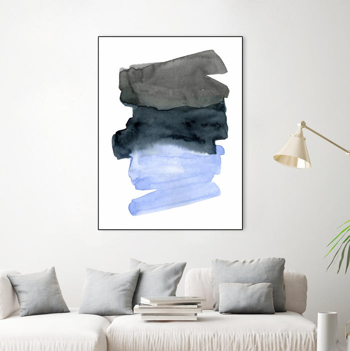 Blue Passages I by Emma Caroline on GIANT ART - blue abstract abstract