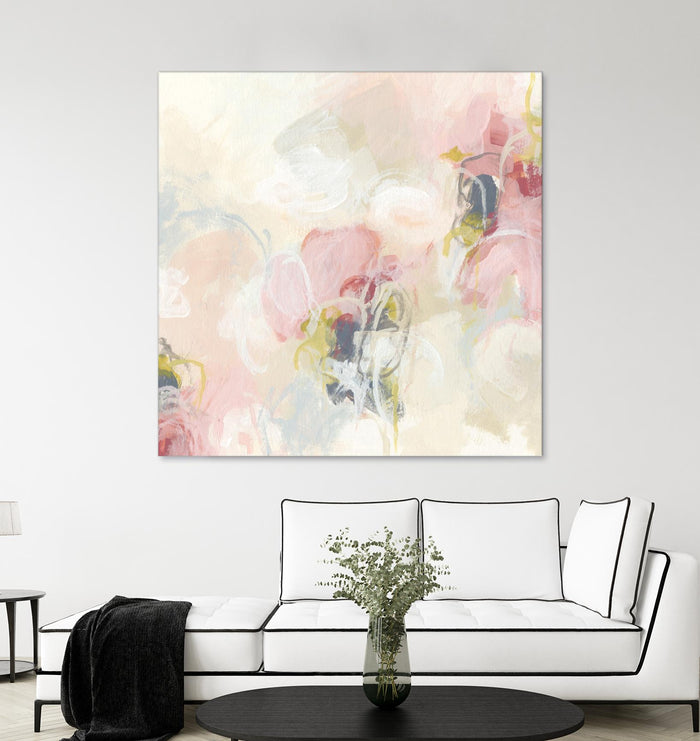 Cherry Blossom II by June Erica Vess on GIANT ART - pink abstract