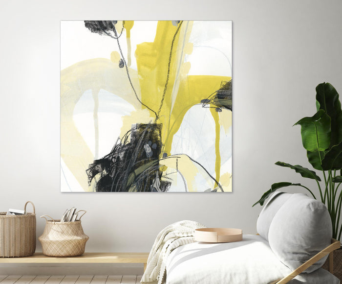 Conduit III by June Erica Vess on GIANT ART - yellow abstract