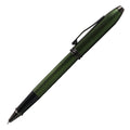Cross Townsend Roller Ball Pen - Matte Green Micro Knurl PVD 1