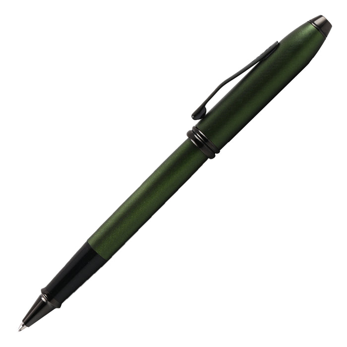 Cross Townsend Roller Ball Pen - Matte Green Micro Knurl PVD 1