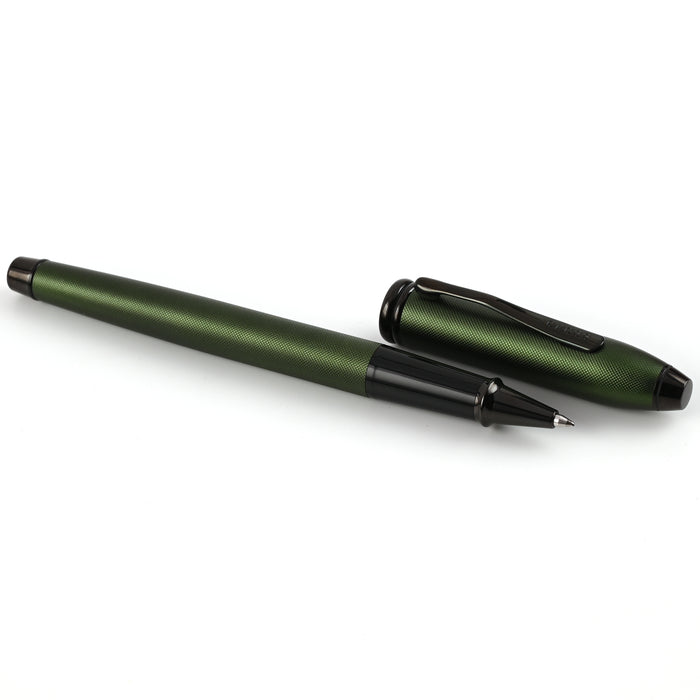 Cross Townsend Roller Ball Pen - Matte Green Micro Knurl PVD 3
