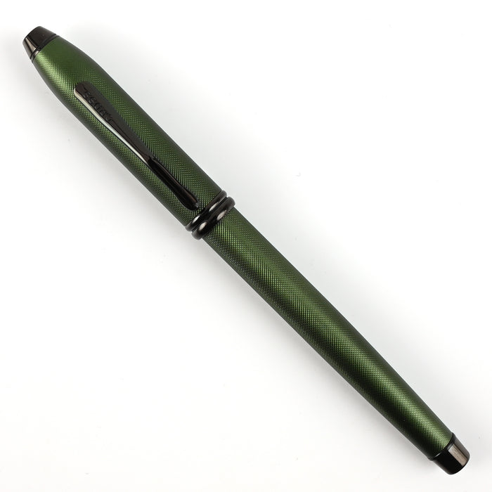 Cross Townsend Roller Ball Pen - Matte Green Micro Knurl PVD 7