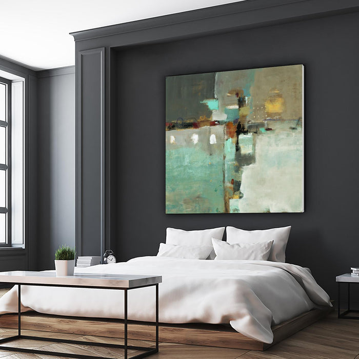 Crossroads II by Lisa Ridgers on GIANT ART - grey abstract