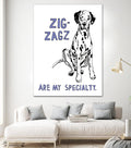 Dalmation by Natasha Marie on GIANT ART - purple contemporary
