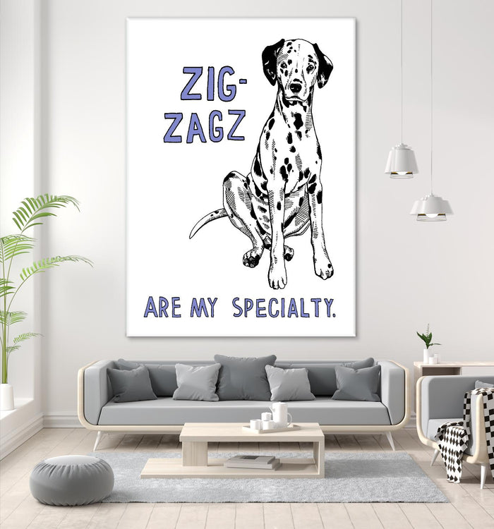 Dalmation by Natasha Marie on GIANT ART - purple contemporary
