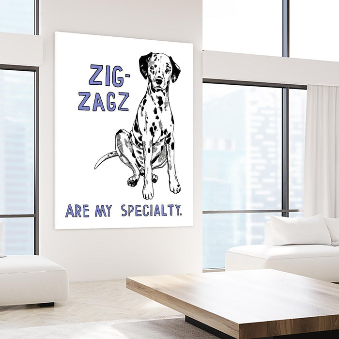 Dalmation by Natasha Marie on GIANT ART - purple contemporary