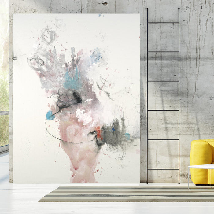 Declaration by L. Baines on GIANT ART - grey abstract