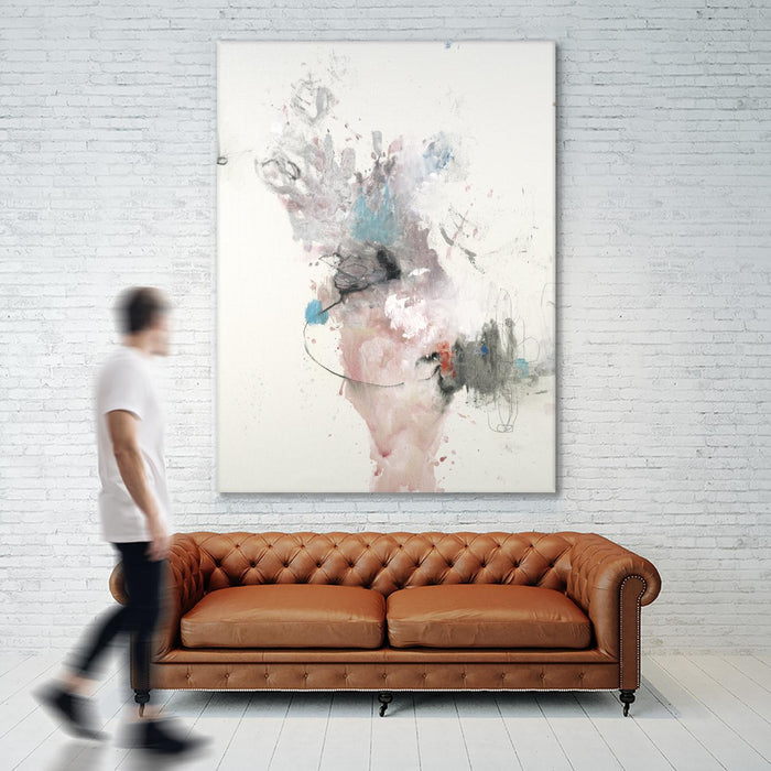 Declaration by L. Baines on GIANT ART - grey abstract