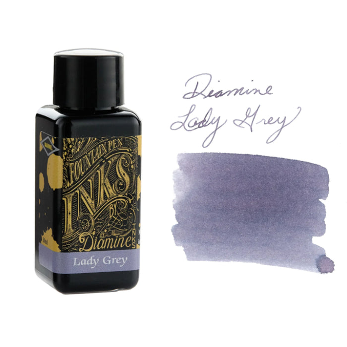 Diamine Lady Grey Ink Bottle - 30ml
