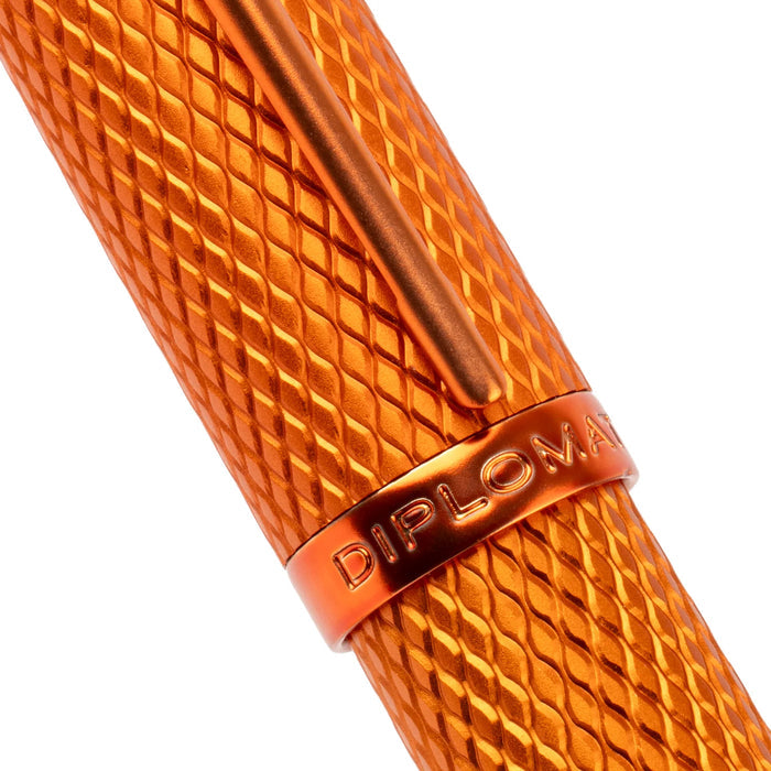 Diplomat Viper Ball Pen - Orange PVD