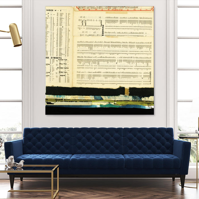 Ephemera Scape III by Kelsey Hochstatter on GIANT ART - black contemporary
