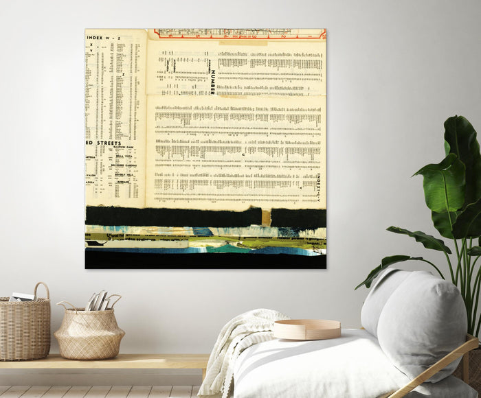 Ephemera Scape III by Kelsey Hochstatter on GIANT ART - black contemporary