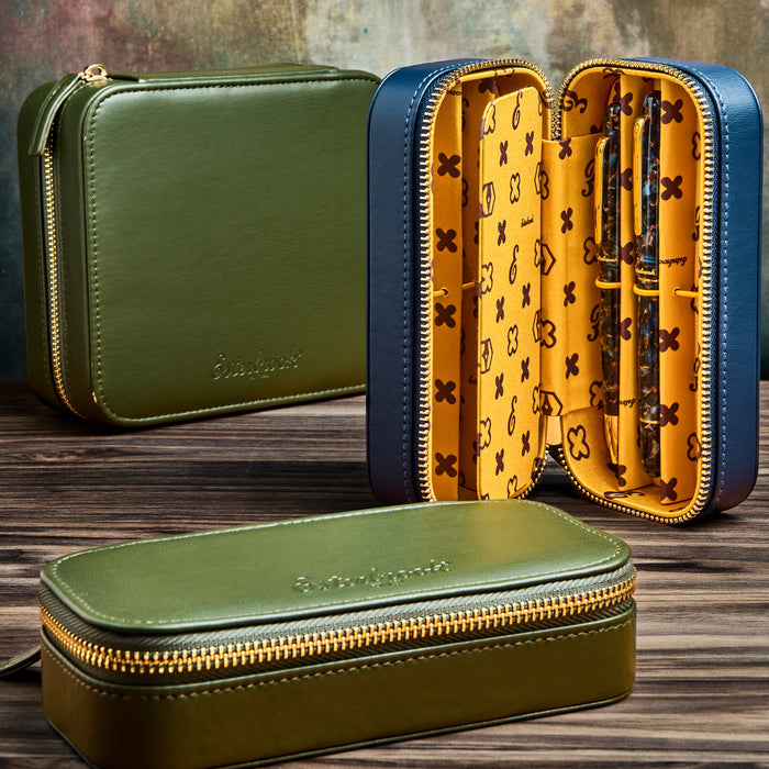 Esterbrook 3 Pen Holder - Moss Green