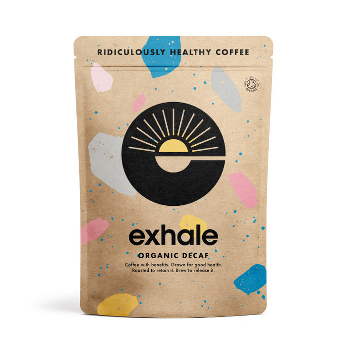 Exhale Organic Decaf Coffee Medium Ground 450g