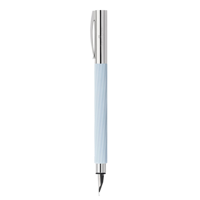 Faber-Castell Ambition Fountain Pen - Italic Ice Blue CT