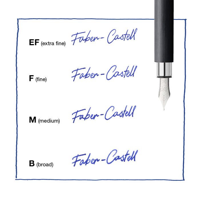 Faber-Castell Ambition Fountain Pen - Resin Black CT