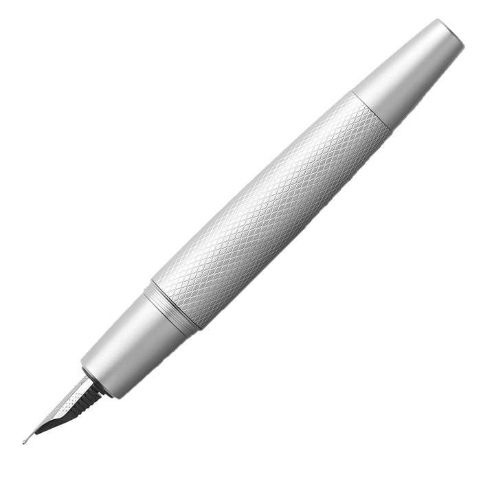 Faber-Castell E-motion Fountain Pen - Pure Silver CT