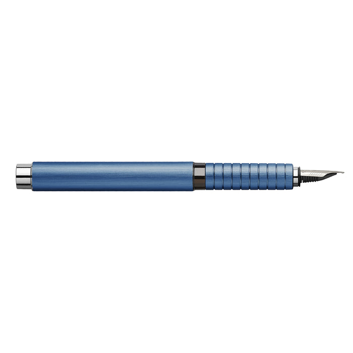 Faber-Castell Essentio Fountain Pen - Aluminium Blue CT
