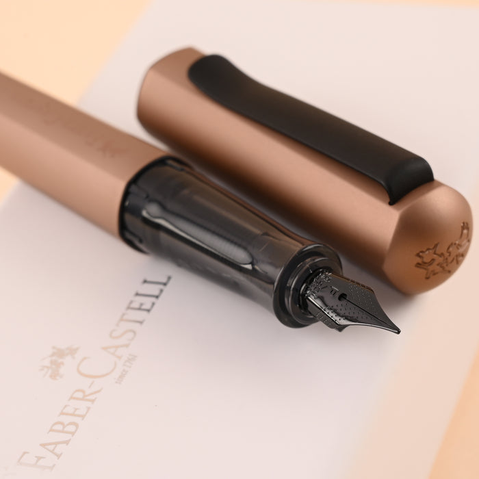 Faber-Castell Hexo Fountain Pen - Bronze BT 8