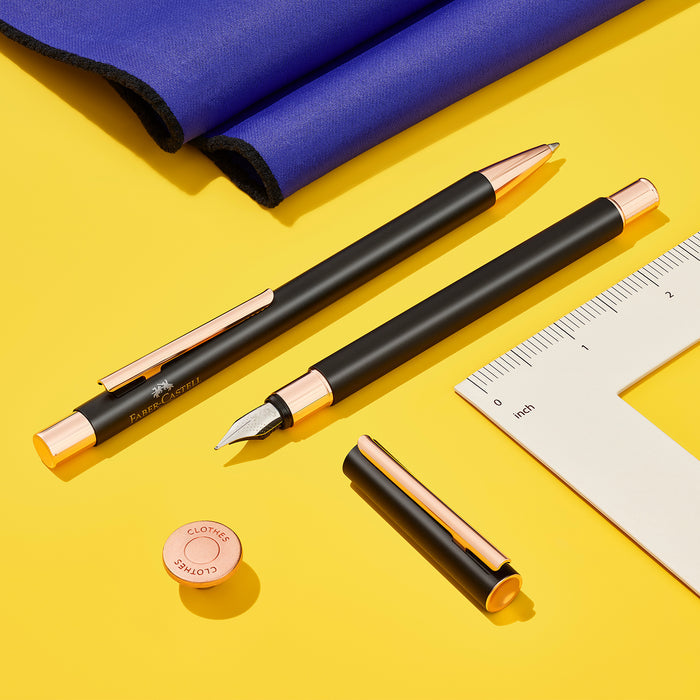 Faber-Castell Neo Slim Fountain Pen - Black RGT