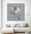 FLORAL SYMPOSIUM I by JUIANNE MARCOUX on GIANT ART - blue floral floral