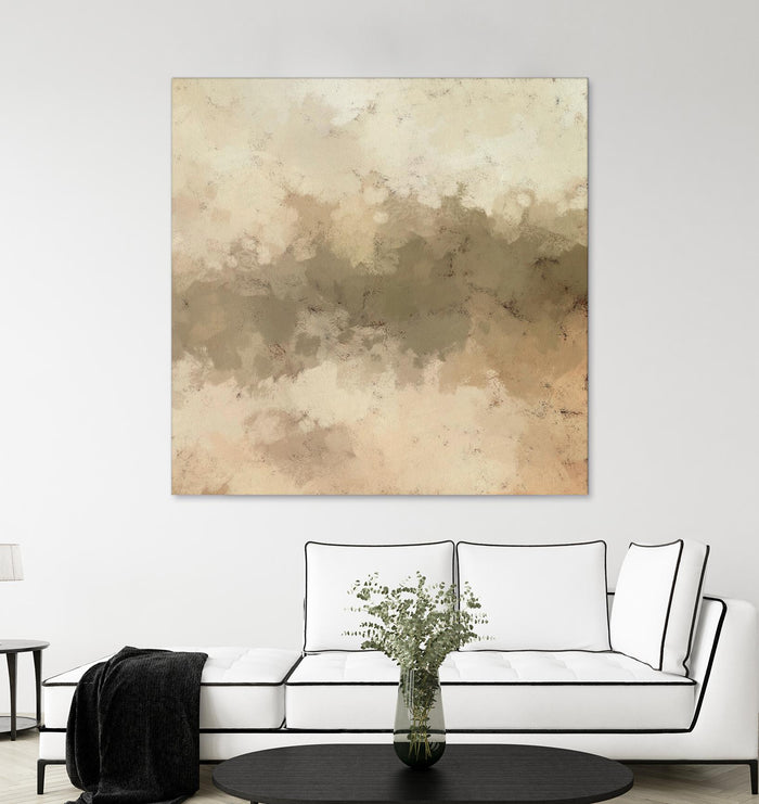 Freeform I by Alonzo Saunders on GIANT ART - beige abstract abstract