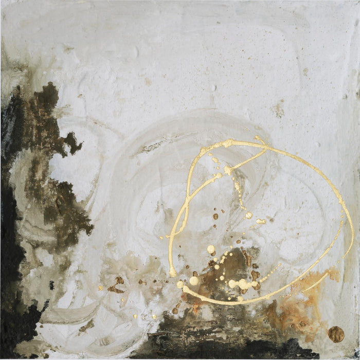 Friendship II by Joyce Combs on GIANT ART - gold abstract abstract