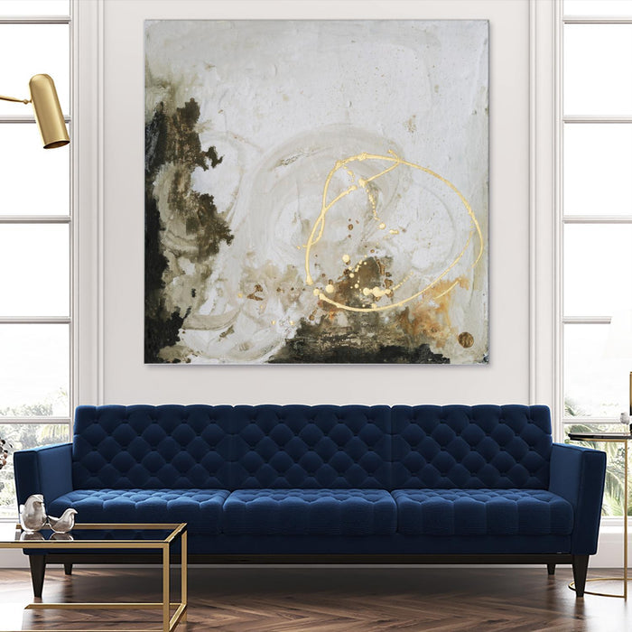 Friendship II by Joyce Combs on GIANT ART - gold abstract abstract