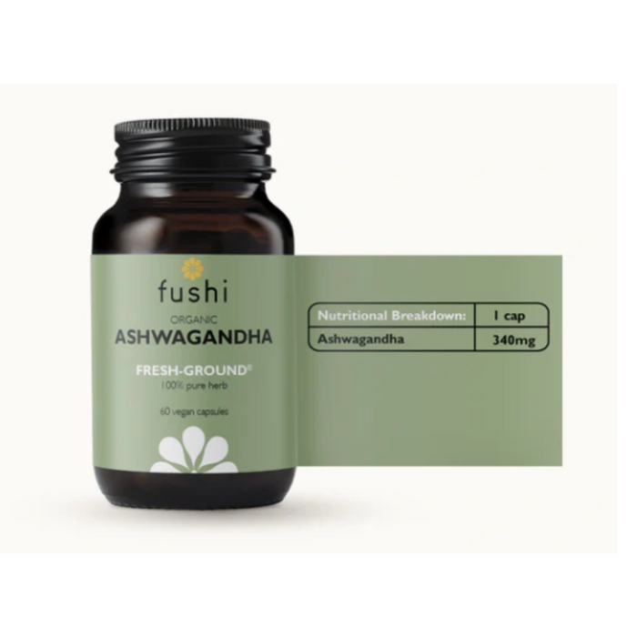 Fushi Organic Ashwagandha 60 Veg Caps