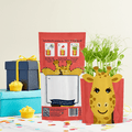 'Gemma' Giraffe Growable Microgreen Greetings Card