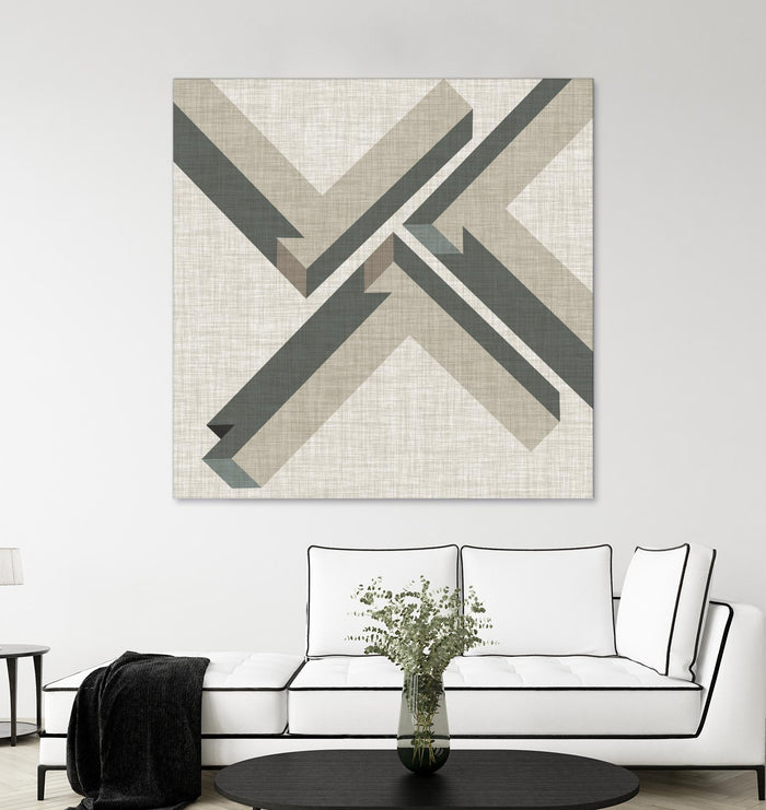 Geometric Perspective IV by June Erica Vess on GIANT ART - green abstract