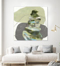 Green Cairns III by Ruth Fromstein on GIANT ART - greens organic shapes