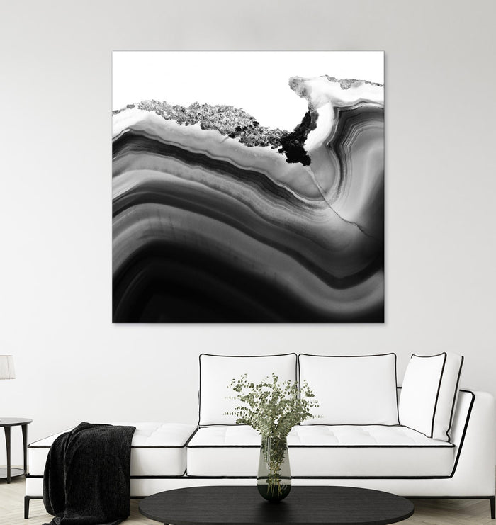 Grey Agate B by THE Studio on GIANT ART - black photo art