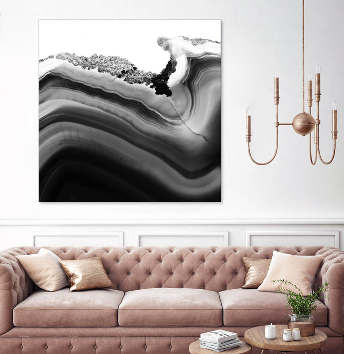 Grey Agate B by THE Studio on GIANT ART - black photo art
