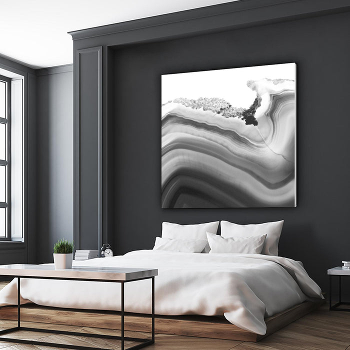 Grey Agate B by THE Studio on GIANT ART - black photo art