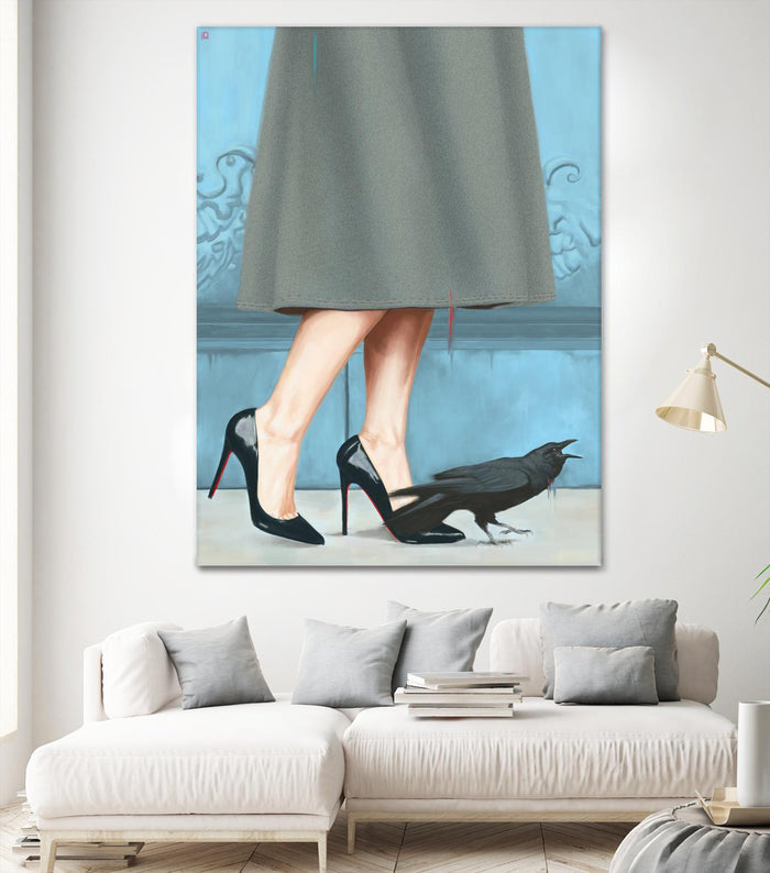 Here Comes The Queen by Alexander Grahovsky on GIANT ART - grey men and women