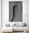 Hidden door by Divin Creador on GIANT ART - white black & white