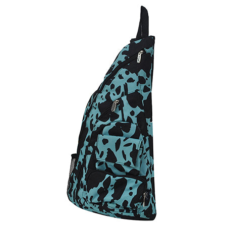 !HOT DEAL! Neon Cow Turquoise NGIL Sling Backpack