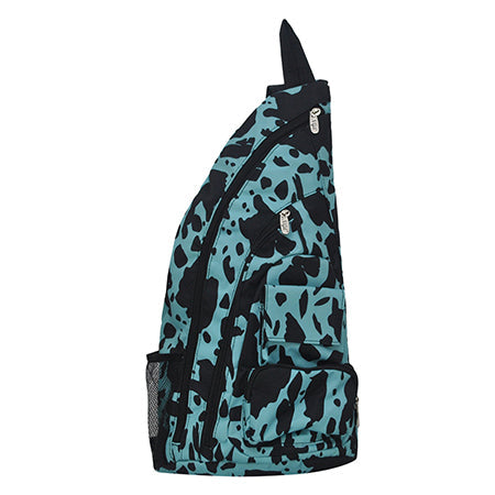 !HOT DEAL! Neon Cow Turquoise NGIL Sling Backpack