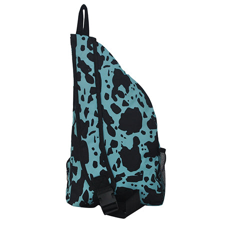 !HOT DEAL! Neon Cow Turquoise NGIL Sling Backpack