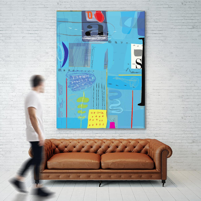 Ice and Fire by Nathaniel Mather on GIANT ART - yellow abstract