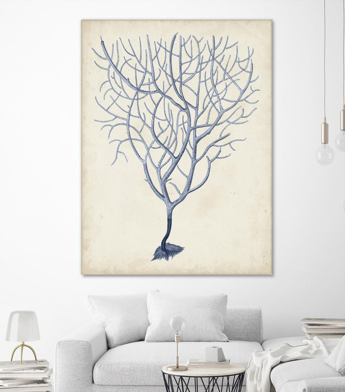 Indigo Coral III by Vision Studio on GIANT ART - blue tropical